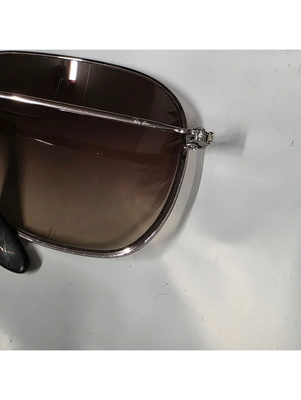Ray-Ban Unisex Grey Gradient Aviator Sunglasses RB3267 003/8G